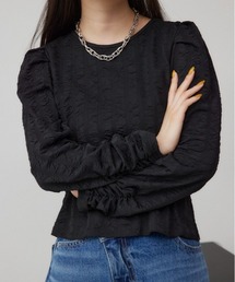 AZUL by moussy | フクレジャガードトップス(Tシャツ/カットソー)