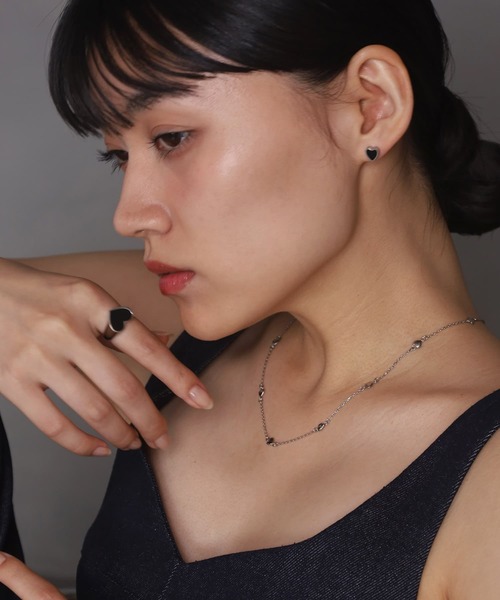 LHME（エルエイチエムイー）の「【WEB限定】“Moment”プチハートチェーンネックレス/サージカルステンレス（金属アレルギー対応）【LHME / エルエイチエムイー】（ネックレス・レディース・シルバー/ゴールド・45cm）」の12枚目の写真