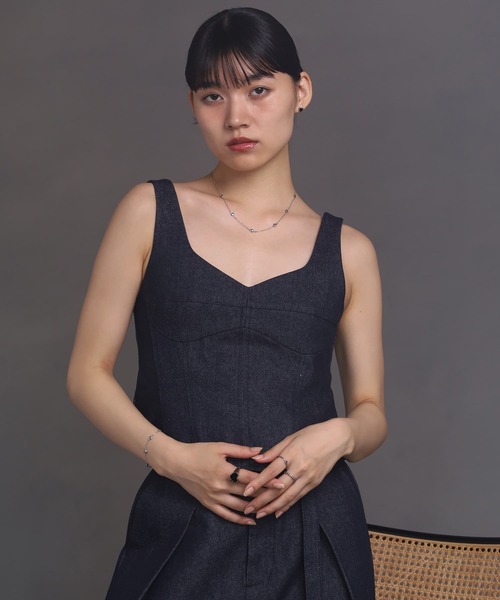 LHME（エルエイチエムイー）の「【WEB限定】“Moment”プチハートチェーンネックレス/サージカルステンレス（金属アレルギー対応）【LHME / エルエイチエムイー】（ネックレス・レディース・シルバー/ゴールド・45cm）」の14枚目の写真