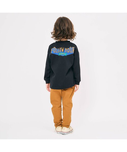 F.O.KIDS（エフオーキッズ）の「カラバリグラフィックL/S TEE（Tシャツ/カットソー・キッズ・パープル/ネイビー/ブラック/グレー/ブラウン/イエロー/ピンク/ライム/グリーン/アイボリー・90/100/130/140/150/110/120/80）」の12枚目の写真