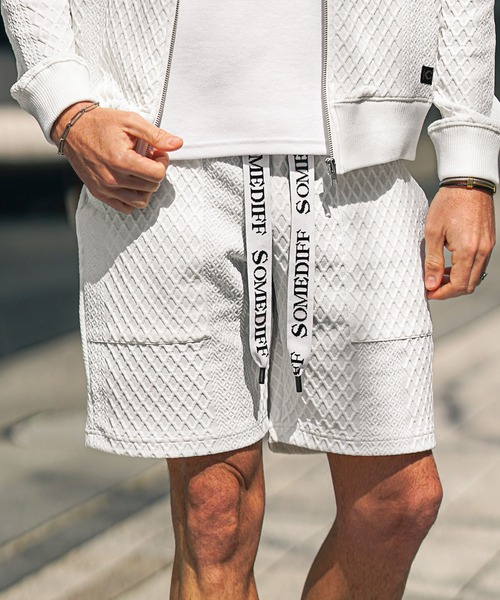 JOKER（ジョーカー）の「リラックスハーフパンツ メンズ（その他パンツ・メンズ・ホワイト/ブラック・M/L/XL）」の6枚目の写真