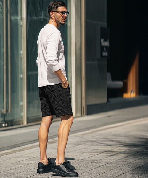 JOKER（ジョーカー）の「リラックスハーフパンツ メンズ（その他パンツ・メンズ・ホワイト/ブラック・M/L/XL）」の15枚目の写真