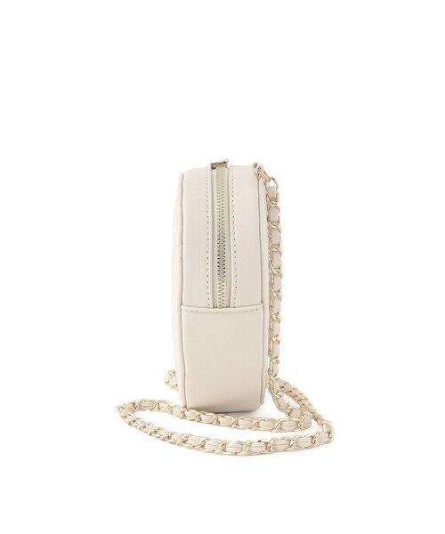 OPAQUE.CLIP(オペークドットクリップ)の「◆ハートシェイプキルティングミニショルダーバッグ(ショルダーバッグ・レディース・ブラック/アイボリー・00)」の5枚目の写真