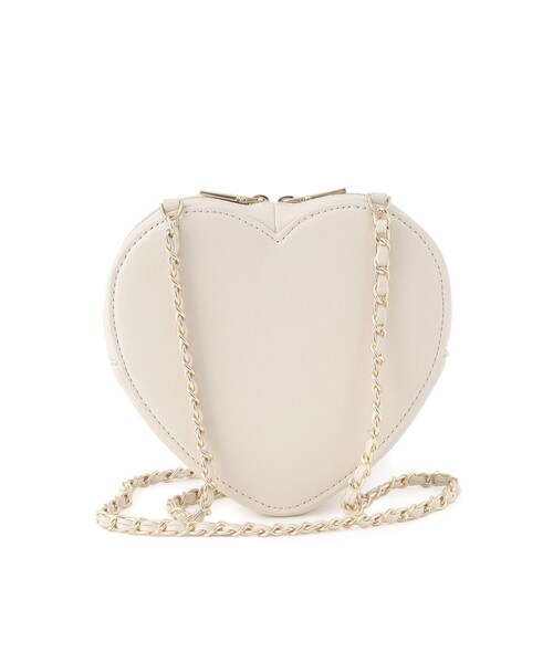 OPAQUE.CLIP(オペークドットクリップ)の「◆ハートシェイプキルティングミニショルダーバッグ(ショルダーバッグ・レディース・ブラック/アイボリー・00)」の6枚目の写真
