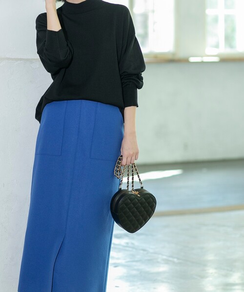 OPAQUE.CLIP(オペークドットクリップ)の「◆ハートシェイプキルティングミニショルダーバッグ(ショルダーバッグ・レディース・ブラック/アイボリー・00)」の19枚目の写真