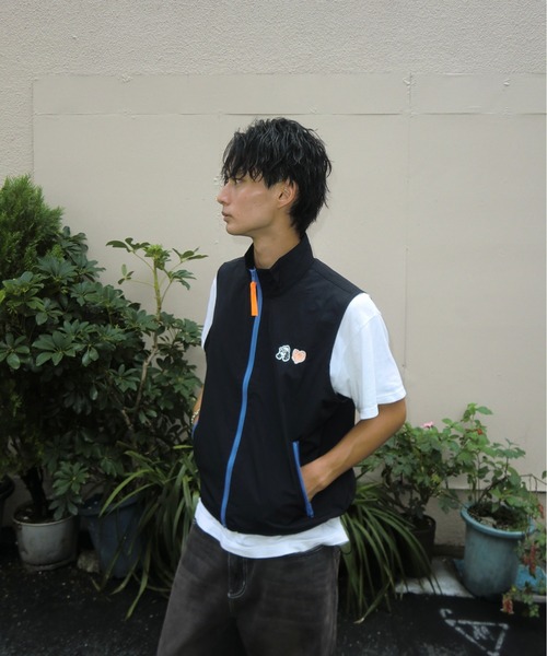 centimeter(センチメーター)の「Patch Logo Nylon vest(ベスト・メンズ・ネイビー/ブラック・MEDIUM/LARGE)」の8枚目の写真