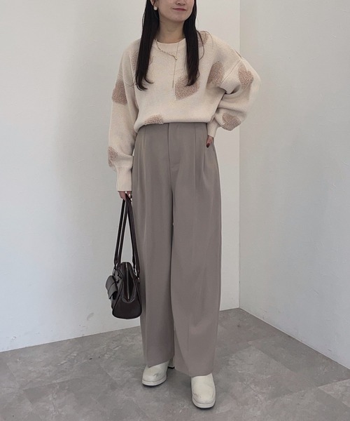 krページ セール】ビシルエットタックパンツ 152976（その他パンツ）｜mysty