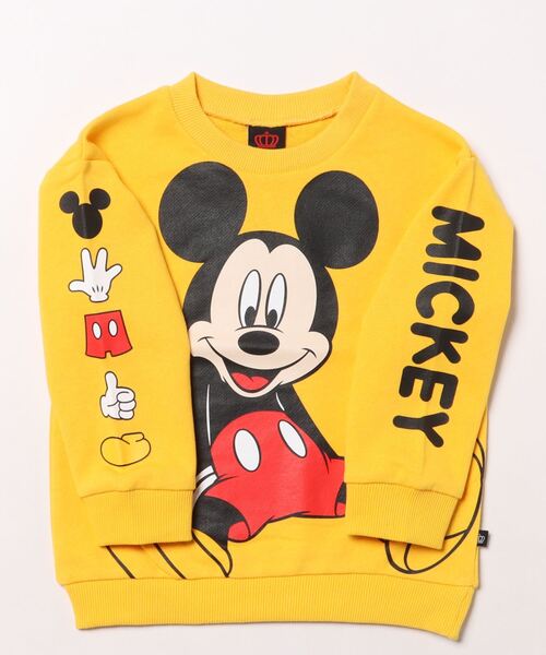 親子お揃い ディズニー BIGフェイス トレーナー 9843K（スウェット