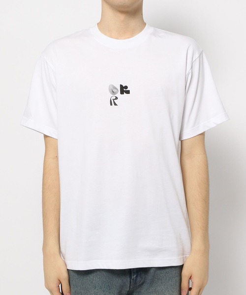 LURAKU（ルラク）の「【LURAKU】One point Logo graphic Tee -ワンポイントロゴグラフィックT（Tシャツ/カットソー・メンズ・ブラック/グリーン/ホワイト・LARGE/MEDIUM/SMALL）」の4枚目の写真