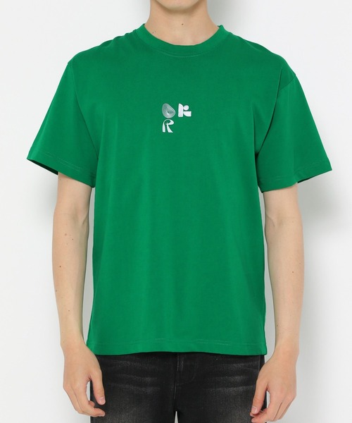 LURAKU（ルラク）の「【LURAKU】One point Logo graphic Tee -ワンポイントロゴグラフィックT（Tシャツ/カットソー・メンズ・ブラック/グリーン/ホワイト・LARGE/MEDIUM/SMALL）」の6枚目の写真