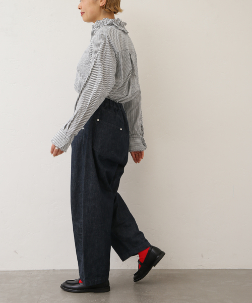 JOURNAL STANDARD LUXE（ジャーナルスタンダード　ラックス）の「《追加》11OZワークデニム 5PK（デニムパンツ・レディース・ネイビー・SMALL/MEDIUM）」の2枚目の写真