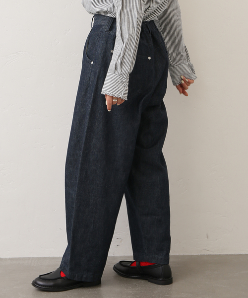 JOURNAL STANDARD LUXE（ジャーナルスタンダード　ラックス）の「《追加》11OZワークデニム 5PK（デニムパンツ・レディース・ネイビー・SMALL/MEDIUM）」の3枚目の写真