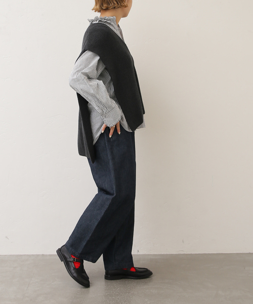 JOURNAL STANDARD LUXE（ジャーナルスタンダード　ラックス）の「《追加》11OZワークデニム 5PK（デニムパンツ・レディース・ネイビー・SMALL/MEDIUM）」の5枚目の写真