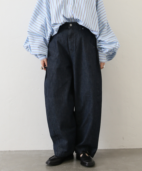 JOURNAL STANDARD LUXE（ジャーナルスタンダード　ラックス）の「《追加》11OZワークデニム 5PK（デニムパンツ・レディース・ネイビー・SMALL/MEDIUM）」の8枚目の写真