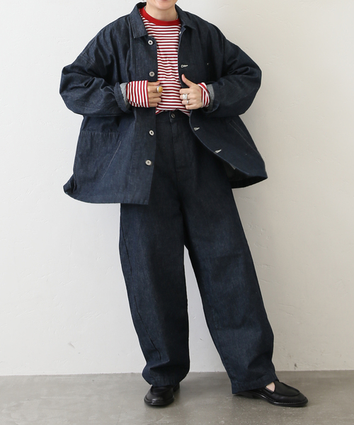 JOURNAL STANDARD LUXE（ジャーナルスタンダード　ラックス）の「《追加》11OZワークデニム 5PK（デニムパンツ・レディース・ネイビー・SMALL/MEDIUM）」の11枚目の写真