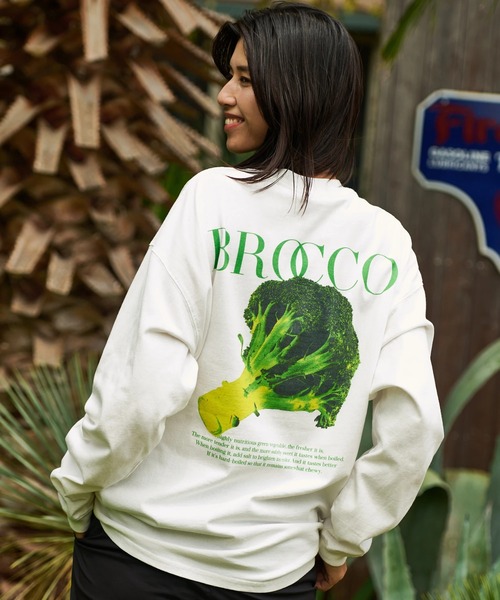 AOZORA(アオゾラ)の「AOZORA/アオゾラ ポケロンTEE(ブロッコリー)(Tシャツ/カットソー・メンズ・ホワイト/ブラック・LARGE/X-LARGE/MEDIUM)」の16枚目の写真