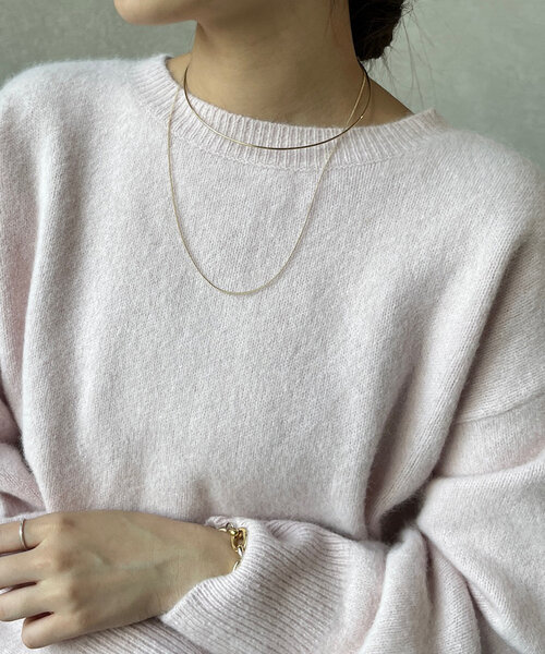 DouDou（ドゥドゥ）の「チェーンネックカフ（ネックレス・レディース・シルバー/ゴールド・FREE）」の2枚目の写真