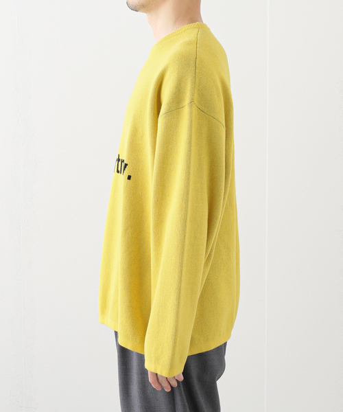 ARROW57 C.Sweat イエロー L セーター セール】THRIFTY LOOK/スリフティールック KKDC Biggest Crew Swetaer
