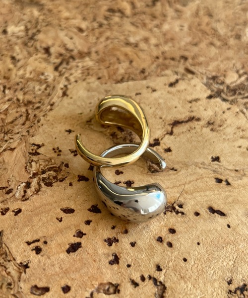 ciite'（シーテ）の「ぷっくりボリュームフリー リング（リング・レディース・シルバー/ゴールド・FREE）」の2枚目の写真