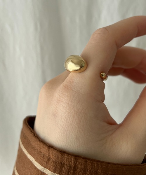 ciite'（シーテ）の「ぷっくりボリュームフリー リング（リング・レディース・シルバー/ゴールド・FREE）」の21枚目の写真