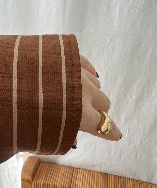 ciite'（シーテ）の「ぷっくりボリュームフリー リング（リング・レディース・シルバー/ゴールド・FREE）」の22枚目の写真