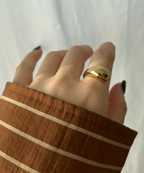 ciite'（シーテ）の「ぷっくりボリュームフリー リング（リング・レディース・シルバー/ゴールド・FREE）」の3枚目の写真