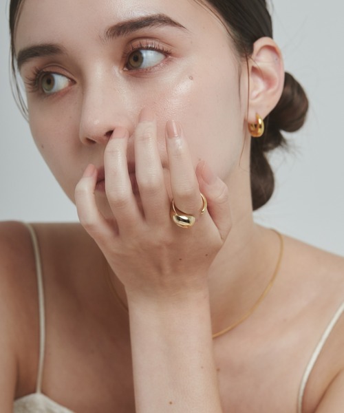 ciite'（シーテ）の「ぷっくりボリュームフリー リング（リング・レディース・シルバー/ゴールド・FREE）」の8枚目の写真