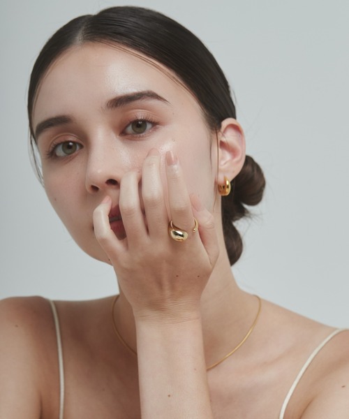 ciite'（シーテ）の「ぷっくりボリュームフリー リング（リング・レディース・シルバー/ゴールド・FREE）」の9枚目の写真