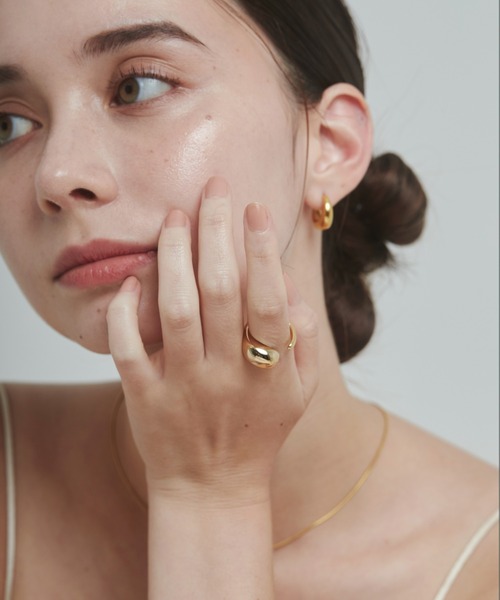 ciite'（シーテ）の「ぷっくりボリュームフリー リング（リング・レディース・シルバー/ゴールド・FREE）」の10枚目の写真