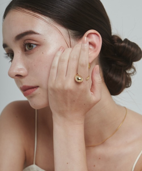 ciite'（シーテ）の「ぷっくりボリュームフリー リング（リング・レディース・シルバー/ゴールド・FREE）」の5枚目の写真