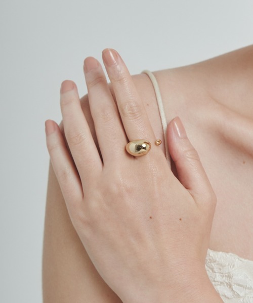 ciite'（シーテ）の「ぷっくりボリュームフリー リング（リング・レディース・シルバー/ゴールド・FREE）」の6枚目の写真