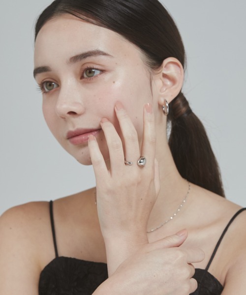 ciite'（シーテ）の「ぷっくりボリュームフリー リング（リング・レディース・シルバー/ゴールド・FREE）」の14枚目の写真