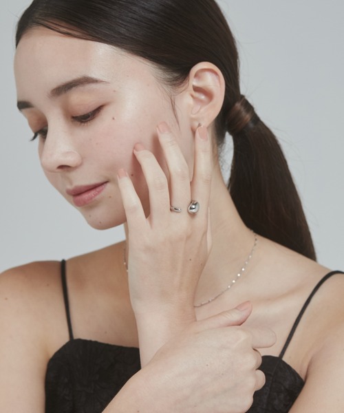 ciite'（シーテ）の「ぷっくりボリュームフリー リング（リング・レディース・シルバー/ゴールド・FREE）」の15枚目の写真