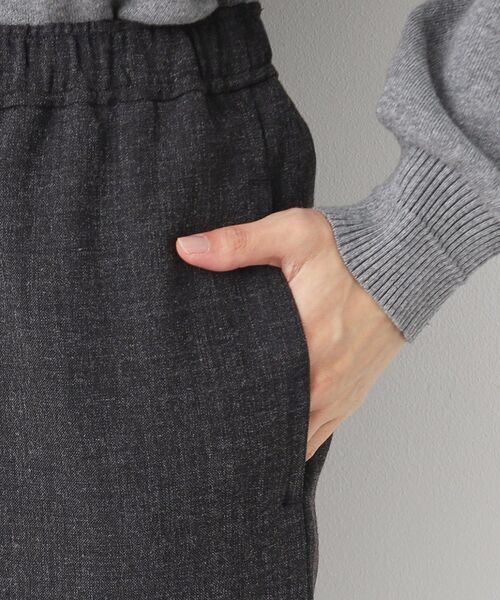 Dessin(デッサン)の「◆【ウエストゴム・洗える】アウトポケット付きパンツ(XS~L)(その他パンツ・レディース・チャコールグレー/グレー/アイボリー・00/01/02/03)」の13枚目の写真