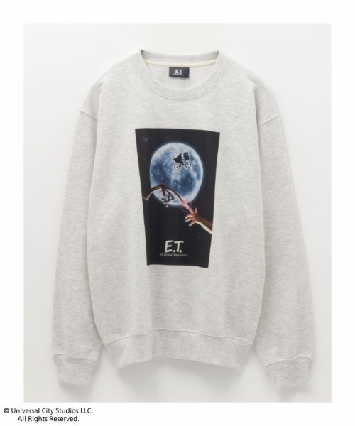 Mac-House（マックハウス）の「【別注限定展開】裏毛MOVIEプリントトレーナー/STAR WARS/GREMLINS/JAWS/JURASSIC PARK/BACK TO THE FUTURE/E.T./CHUCKY（スウェット・メンズ・グレー系2/グレー系3/グレー系4/ライトグレー系1/ライトグレー系3/ライトグレー系4/グレー系1/ライトグレー系2・M/L/XL）」の4枚目の写真