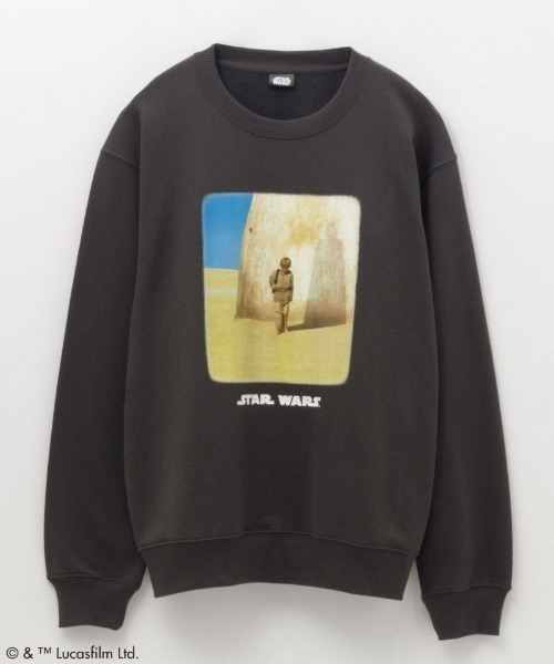 Mac-House（マックハウス）の「【別注限定展開】裏毛MOVIEプリントトレーナー/STAR WARS/GREMLINS/JAWS/JURASSIC PARK/BACK TO THE FUTURE/E.T./CHUCKY（スウェット・メンズ・グレー系2/グレー系3/グレー系4/ライトグレー系1/ライトグレー系3/ライトグレー系4/グレー系1/ライトグレー系2・M/L/XL）」の5枚目の写真