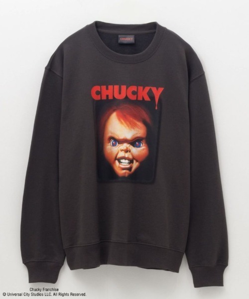 Mac-House（マックハウス）の「【別注限定展開】裏毛MOVIEプリントトレーナー/STAR WARS/GREMLINS/JAWS/JURASSIC PARK/BACK TO THE FUTURE/E.T./CHUCKY（スウェット・メンズ・グレー系2/グレー系3/グレー系4/ライトグレー系1/ライトグレー系3/ライトグレー系4/グレー系1/ライトグレー系2・M/L/XL）」の8枚目の写真