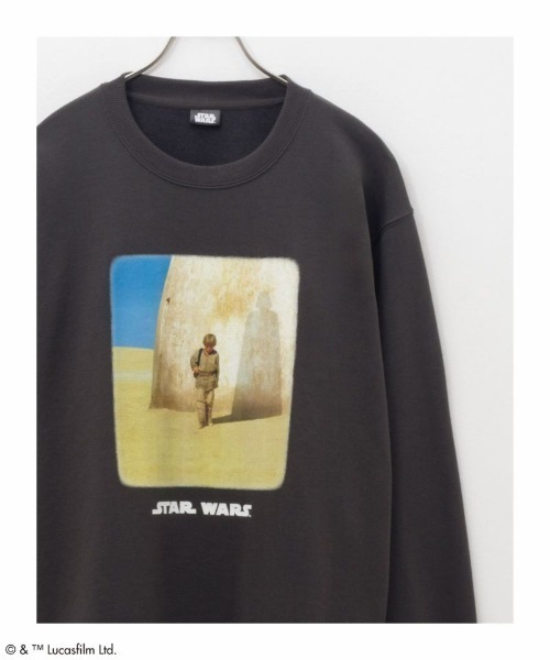 Mac-House（マックハウス）の「【別注限定展開】裏毛MOVIEプリントトレーナー/STAR WARS/GREMLINS/JAWS/JURASSIC PARK/BACK TO THE FUTURE/E.T./CHUCKY（スウェット・メンズ・グレー系2/グレー系3/グレー系4/ライトグレー系1/ライトグレー系3/ライトグレー系4/グレー系1/ライトグレー系2・M/L/XL）」の13枚目の写真