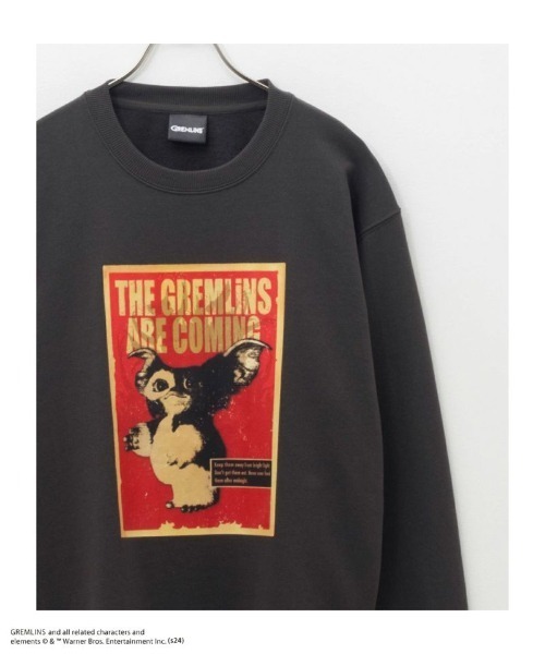 Mac-House（マックハウス）の「【別注限定展開】裏毛MOVIEプリントトレーナー/STAR WARS/GREMLINS/JAWS/JURASSIC PARK/BACK TO THE FUTURE/E.T./CHUCKY（スウェット・メンズ・グレー系2/グレー系3/グレー系4/ライトグレー系1/ライトグレー系3/ライトグレー系4/グレー系1/ライトグレー系2・M/L/XL）」の15枚目の写真