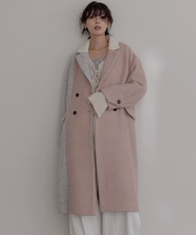 Eimee Law（エイミーロウ）の「ミックスシャギー配色ロングコート