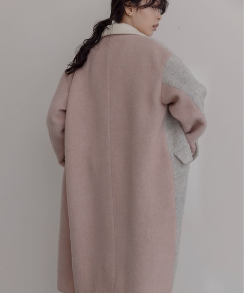 エイミーロウ　マーブルシャギーコート マーブルシャギーロングコート Eimee Law│Eimee Law & LHELBIE