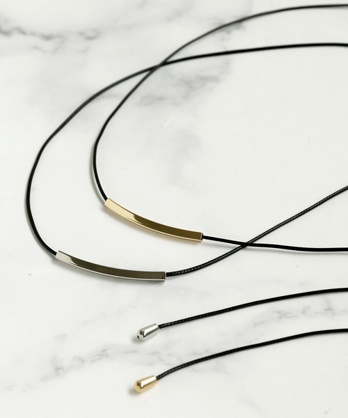 colleca la（コレカラ）の「パイプコードチョーカー/コードネックレス（チョーカー・レディース・ゴールド/シルバー・FREE）」の7枚目の写真