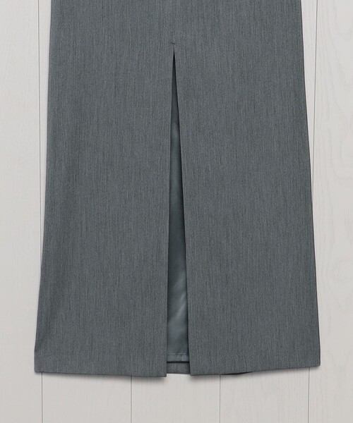 ＜H＞ダブルクロス スリットタイトスカート H BEAUTY&YOUTH UNITED ARROWS（エイチビューティーアンドユース