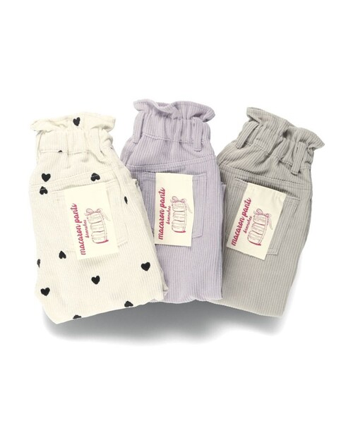 BRANSHES（ブランシェス）の「コーデュロイマカロンパンツ（その他パンツ・キッズ・ラベンダー/グレー/アイボリー・140/150/120/130/110/90/100/80）」の8枚目の写真