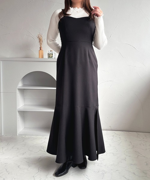 専用2個 セール】スリットマーメイドキャミワンピース【ZOZOTOWN限定アイテム