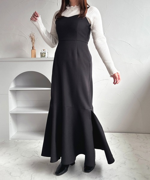 セール】スリットマーメイドキャミワンピース【ZOZOTOWN限定アイテム