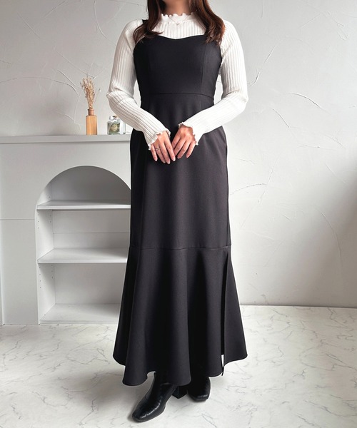 セール】スリットマーメイドキャミワンピース【ZOZOTOWN限定アイテム