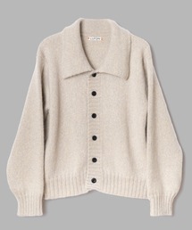 LUFON/ルフォン/MOHAIR SILK NEP KNIT SHIRTS BLOUSON