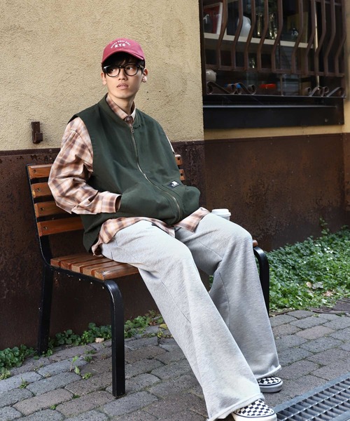 ZIP FIVE（ジップファイブ）の「【ZIP FIVE】 ピスネーム ルーズシルエット ダック ワークベスト（ベスト・メンズ・グレー/ネイビー/カーキ・MEDIUM/LARGE）」の6枚目の写真