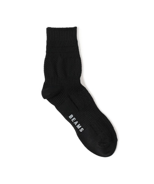 BEAMS(ビームス)の「リンクス ソックス(ソックス/靴下・メンズ・ホワイト/ブラック/グレー/オフホワイト・ONE SIZE)」の3枚目の写真